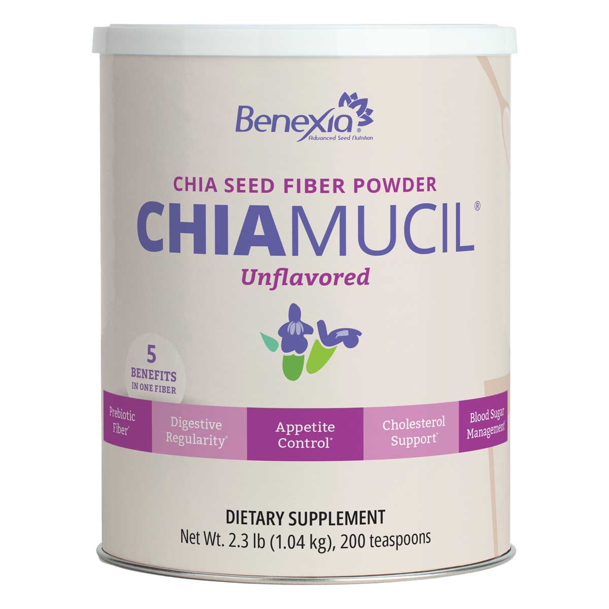 ChiaMucil Unflavored, 1 kg container